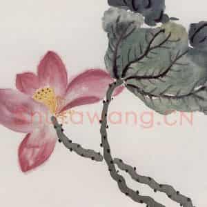 1913年 陈师曾《花卉山水册页》国画花鸟作品图片鉴赏