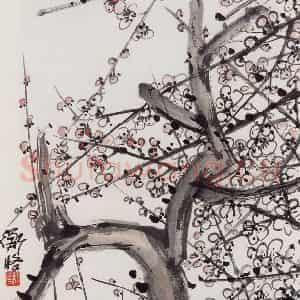 无纪年 陈师曾《梅花》国画花鸟作品图片鉴赏