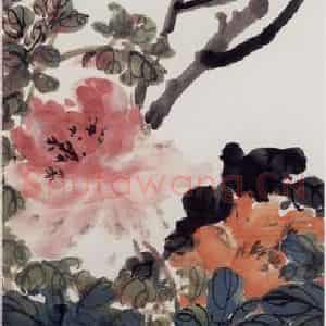 1920年 陈师曾《花鸟四屏》国画花鸟作品图片鉴赏
