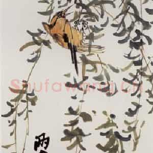 1920年 陈师曾《花鸟四屏》国画花鸟作品图片鉴赏