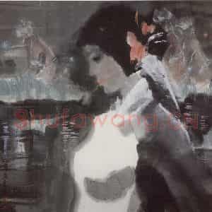 1981年 徐希《秧歌》国画人物作品图片鉴赏