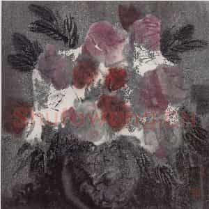 1990年 徐希《泼墨牡丹》国画花鸟作品图片鉴赏
