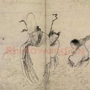 明代 张路《张路人物山水图册》国画人物作品图片鉴赏