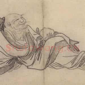 明代 张路《张路人物山水图册》国画人物作品图片鉴赏
