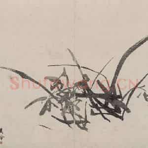 清代 高其佩《高其佩竹石花卉图册》国画花鸟作品图片鉴赏