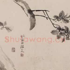 清代 高其佩《高其佩竹石花卉图册》国画花鸟作品图片鉴赏