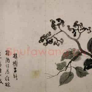 清代 高其佩《高其佩杂画图册》国画花鸟作品图片鉴赏