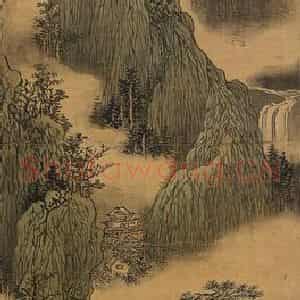 清代 上官周《上官周山水图屏》国画山水作品图片鉴赏