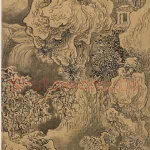 清代 上官周《上官周山水图屏》国画山水作品图片鉴赏