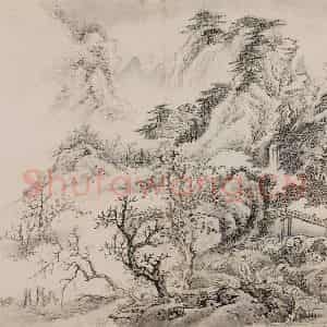 清代 上官周《上官周诗画图册》国画综合作品图片鉴赏