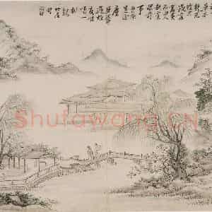 清代 上官周《上官周诗画图册》国画综合作品图片鉴赏