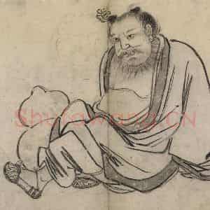 明代 张路《张路人物山水图册》国画人物作品图片鉴赏