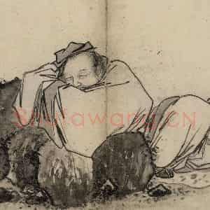 明代 张路《张路人物山水图册》国画人物作品图片鉴赏