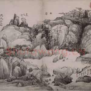 清代 高凤翰《高凤翰书画合璧图册》国画综合作品图片鉴赏