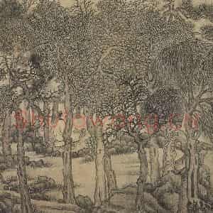 明代 谢时臣《谢时臣仿庐鸿草堂十景图册》国画综合作品图片鉴赏