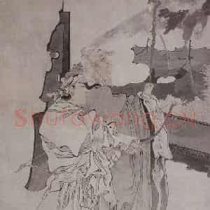 清代 任颐《任颐人物图屏》国画人物作品图片鉴赏