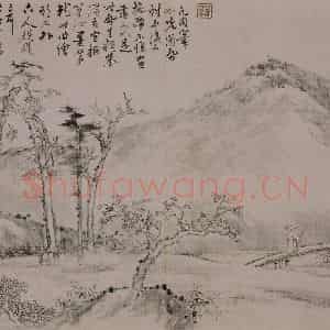清代 李世棹《李世棹山水花鸟画册》国画综合作品图片鉴赏