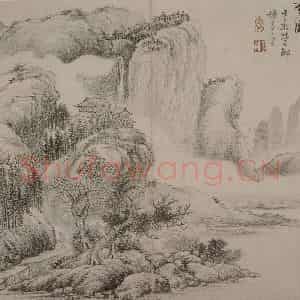 清代 李世棹《李世棹山水人物图册》国画综合作品图片鉴赏