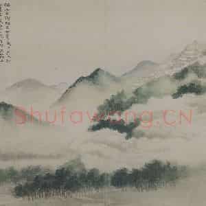 清代 蔡嘉《蔡嘉山水图册》国画山水作品图片鉴赏