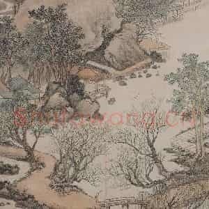 清代 蔡嘉《蔡嘉山水图册》国画山水作品图片鉴赏