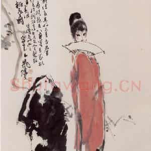 1983年 方增先《桃花扇》国画综合作品图片鉴赏