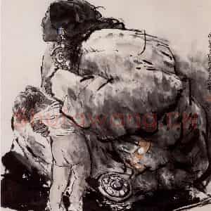 1988年 方增先《母亲》国画人物作品图片鉴赏