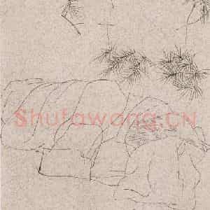 1991年 方增先《孟浩然》国画人物作品图片鉴赏