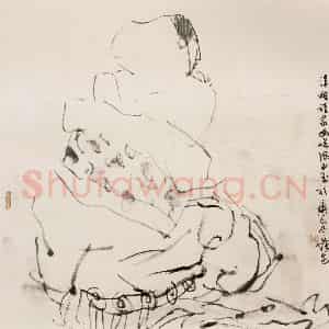 1999年 方增先《临风白羽衫》国画综合作品图片鉴赏