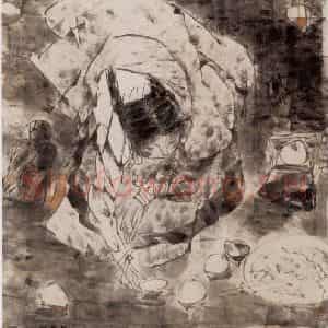 2002年 方增先《客至》国画综合作品图片鉴赏