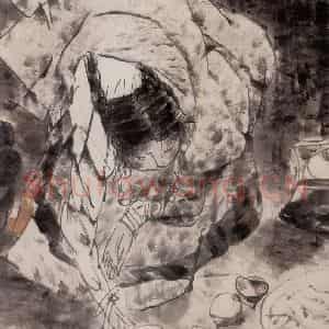 2002年 方增先《客至》国画综合作品图片鉴赏
