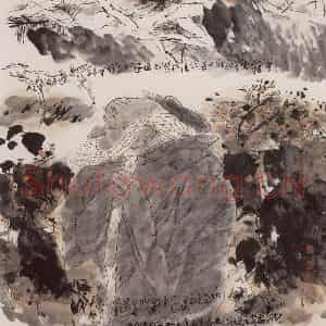 2004年 方增先《寒山转苍翠》国画综合作品图片鉴赏