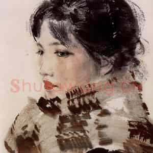 1976年 方增先《海燕》国画人物作品图片鉴赏