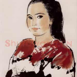 1983年 方增先《华侨女》国画人物作品图片鉴赏
