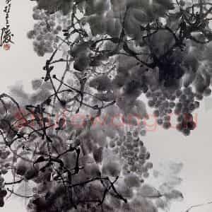 1979年 高冠华《明珠》国画花鸟作品图片鉴赏
