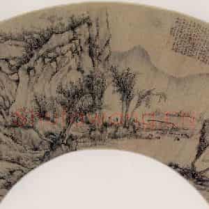 明代 钱榖《赤壁夜游图》国画山水作品图片鉴赏