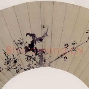 明代 刘世儒《梅花图》国画花鸟作品图片鉴赏