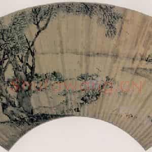 明代 陈嘉言《三思图》国画综合作品图片鉴赏