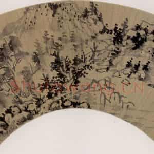 明代 恽向《山水》国画山水作品图片鉴赏