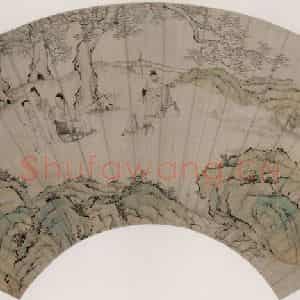 清代 宋旭《东山仙墅图》国画综合作品图片鉴赏