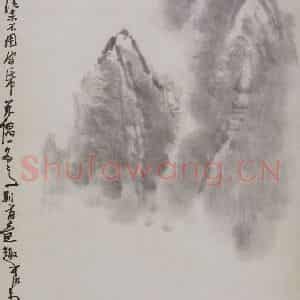 1981年 李可染《风雨归牧》国画综合作品图片鉴赏