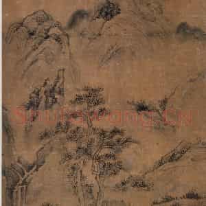 黄宾虹《百丈虬龙呈变幻》国画山水作品图片鉴赏