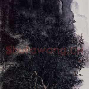 黄宾虹《山水》国画山水作品图片鉴赏