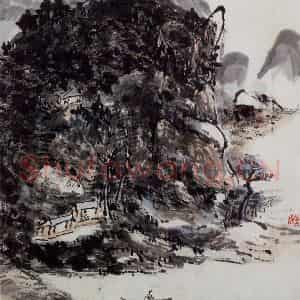 黄宾虹《山水册页》国画山水作品图片鉴赏