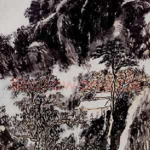 黄宾虹《山水》国画山水作品图片鉴赏