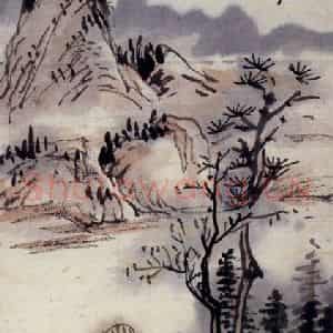 黄宾虹《山水》国画山水作品图片鉴赏