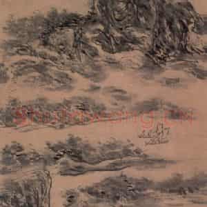 黄宾虹《山水》国画山水作品图片鉴赏