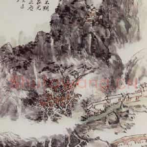 黄宾虹《黄山追忆》国画山水作品图片鉴赏