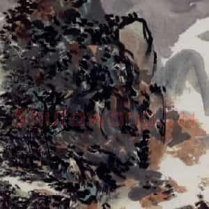 黄宾虹《山水》国画山水作品图片鉴赏