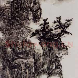 黄宾虹《山水》国画山水作品图片鉴赏