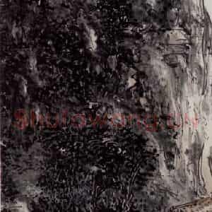 黄宾虹《勾漏山色》国画山水作品图片鉴赏